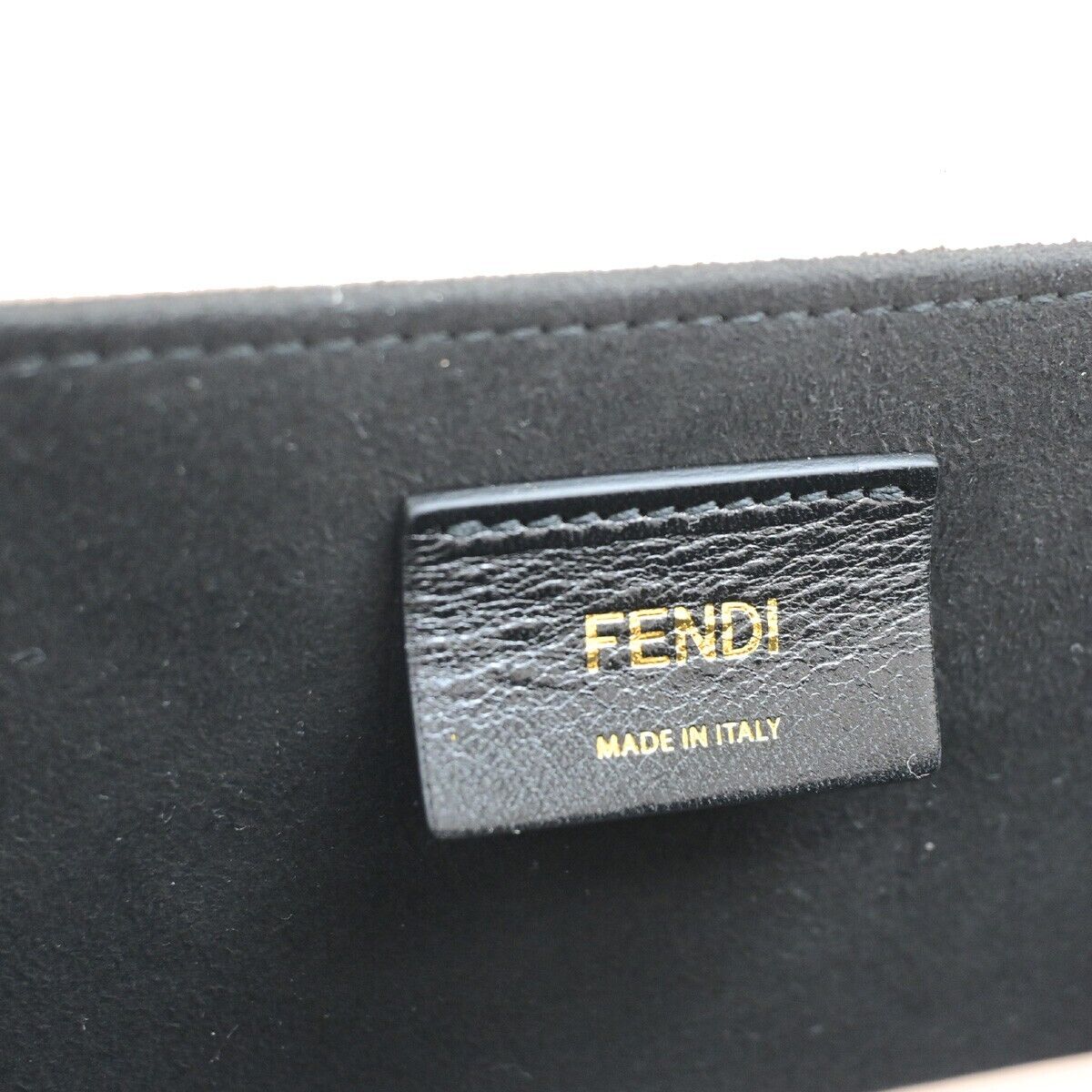 FENDI Logo Horizontal Box Shoulder Bag Leather Pink GHW Made in Italy 99RK677