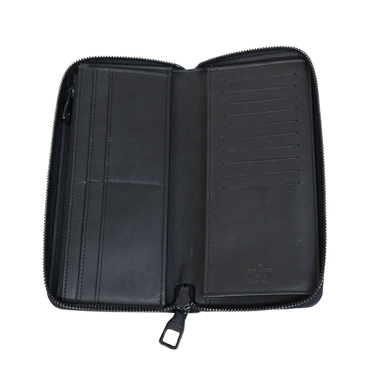 LOUIS VUITTON Zippy Wallet Vertical Wallet Monogram Taurillon BK M69047 74RK557