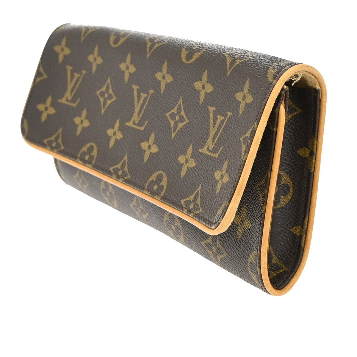 LOUIS VUITTON Pochette Twin GM 2Way Shoulder Bag Monogram Brown M51852 86EG083