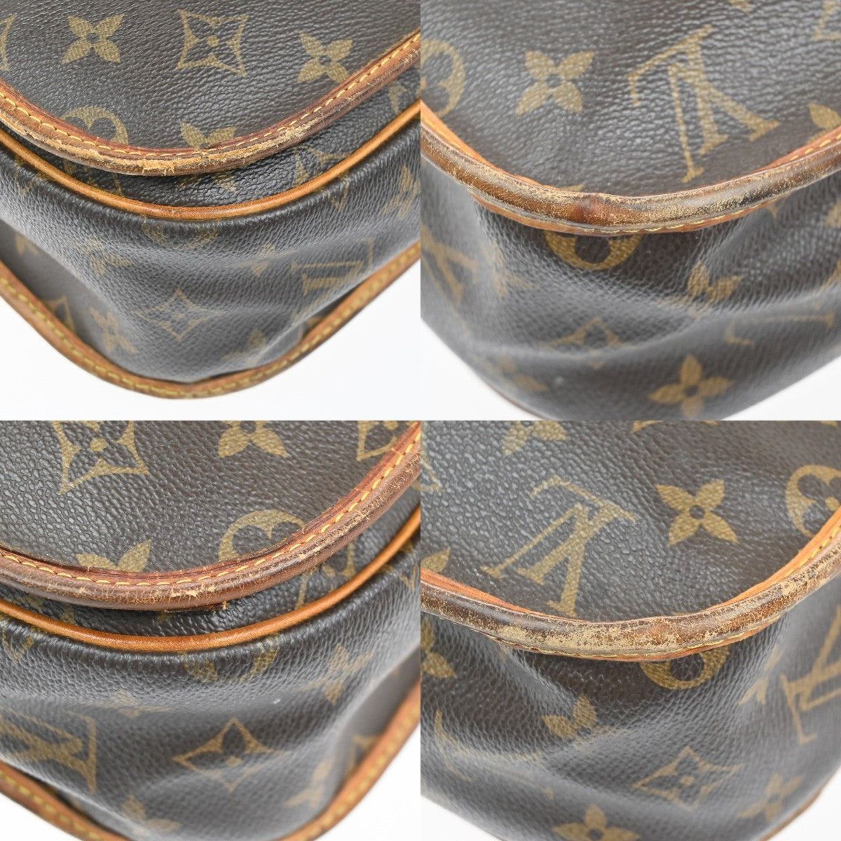 LOUIS VUITTON Messenger Bosphore GM Shoulder Bag Monogram Leather M40105 35MA532