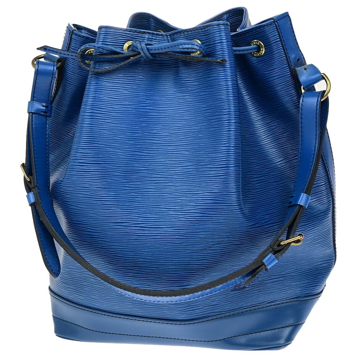 LOUIS VUITTON Noe GM Drawstring Shoulder Bag Epi Leather Blue M44005 65ED948