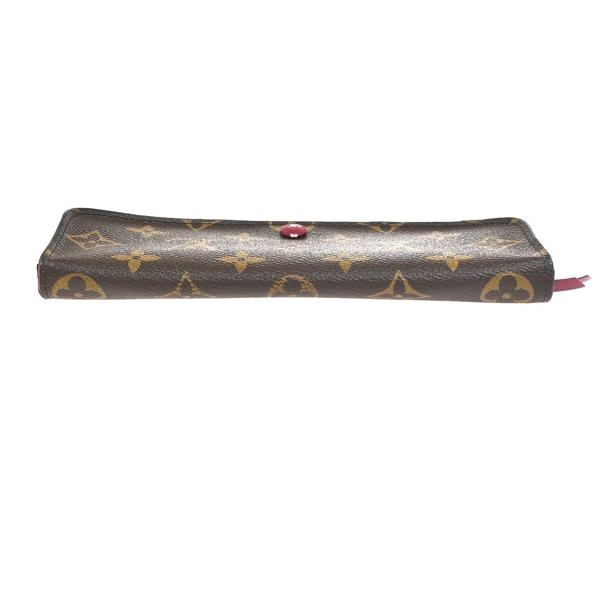 LOUIS VUITTON Emilie Long Wallet Monogram Leather Brown GHW Spain M60697 01KC903