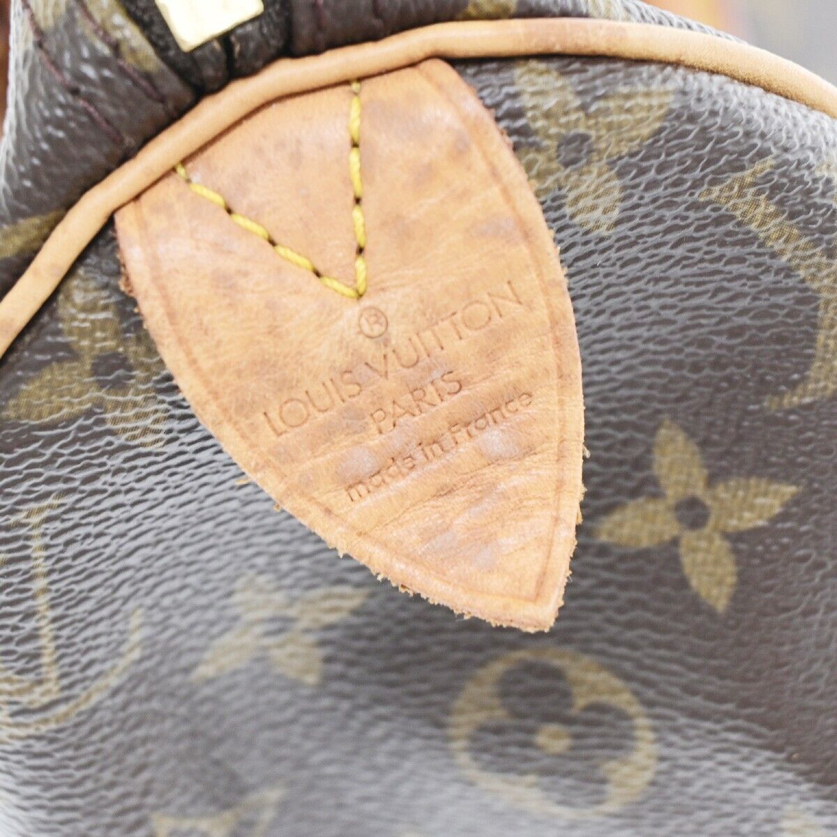 LOUIS VUITTON Speedy 30 Travel Hand Bag Monogram Leather Brown M41526 70EC937