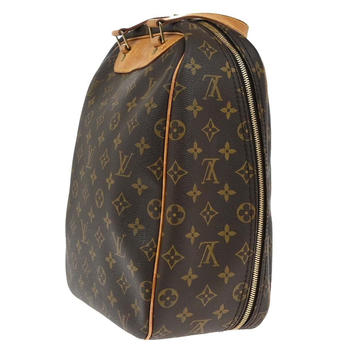 LOUIS VUITTON Excursion Shoes Hand Bag Monogram Leather Brown M41450 31EE236