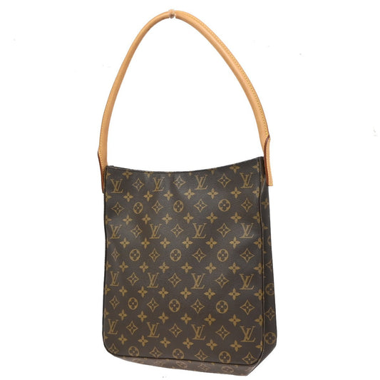 5.Live LOUIS VUITTON Looping GM Shoulder Bag Monogram Leather M51145 12KC962