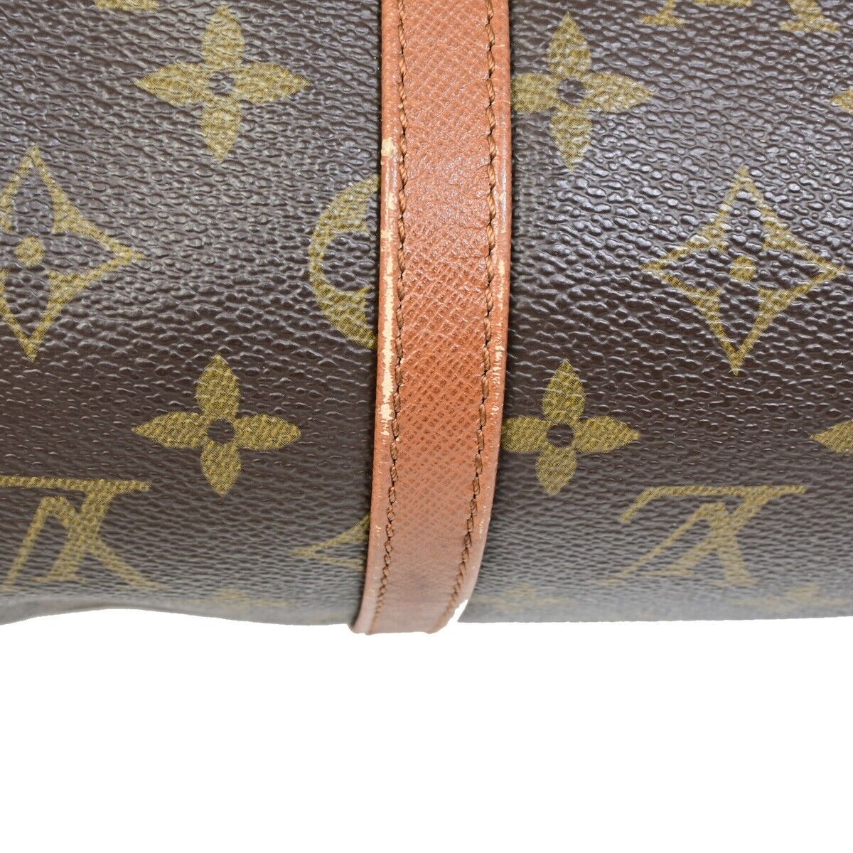 LOUIS VUITTON Logo PAPILLON 30 Hand Bag Monogram Leather Brown M51365 32SJ093