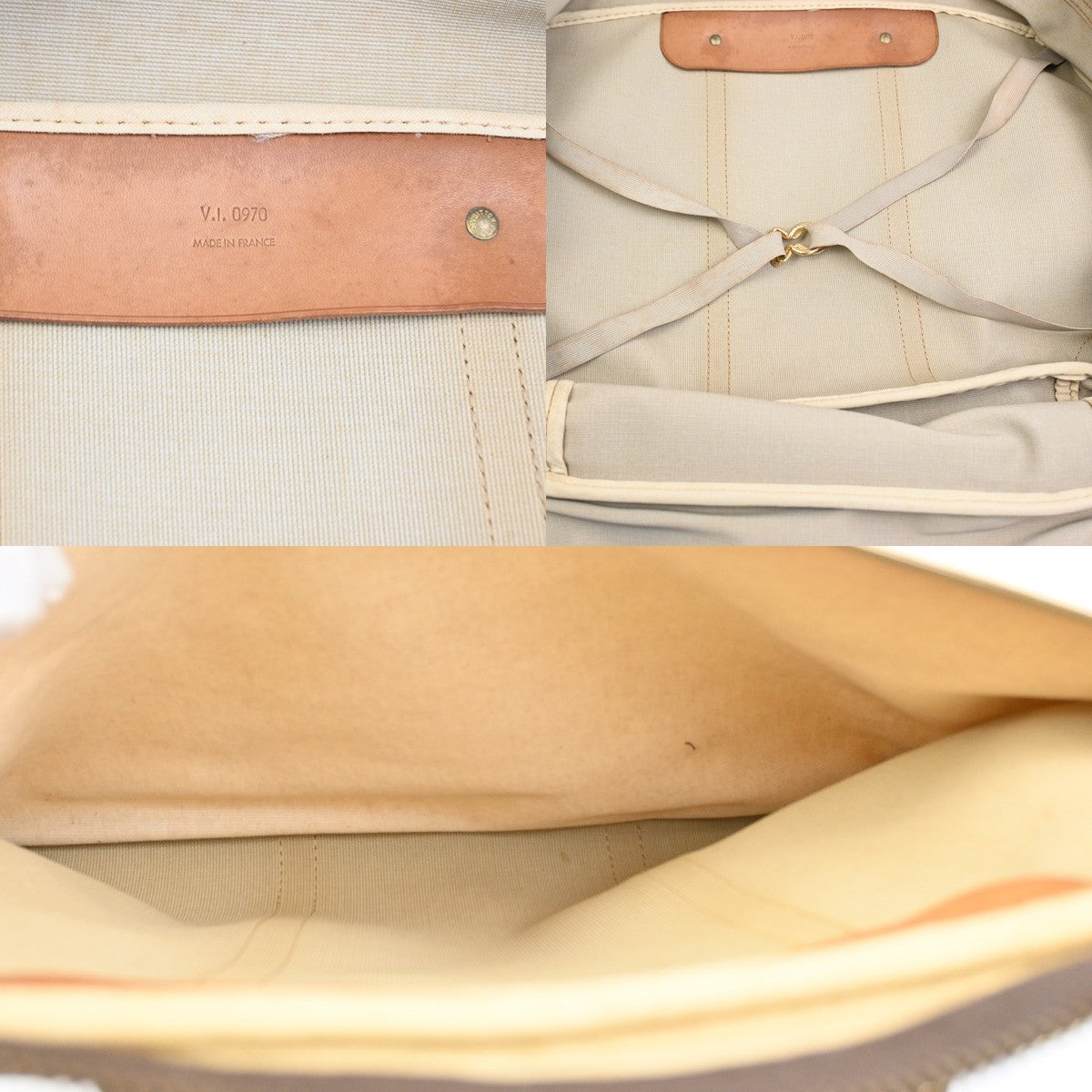 LOUIS VUITTON Sirius 45 Travel Hand Bag Monogram Leather Brown M41408 30CA927
