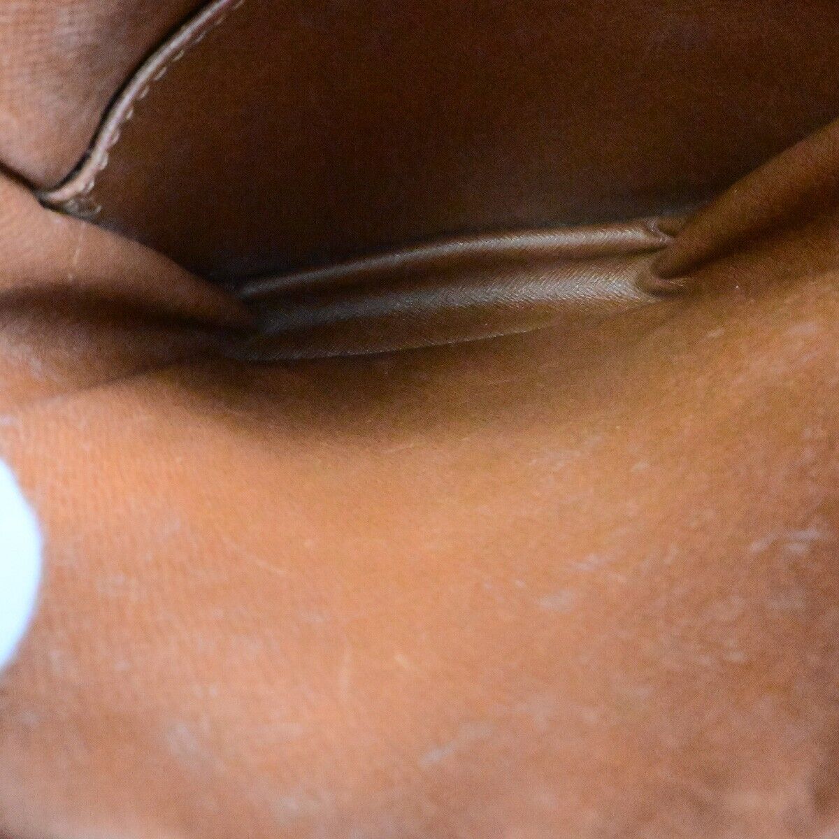 LOUIS VUITTON Danube Shoulder Bag Monogram Leather Brown France M45266 64FA199