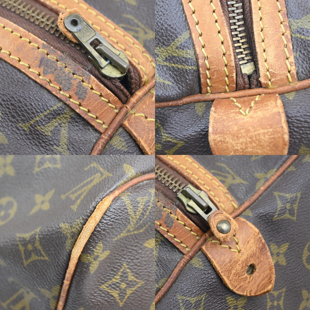 LOUIS VUITTON Sac Souple 45 Travel Hand Bag Monogram Leather BN M41624 62CB015