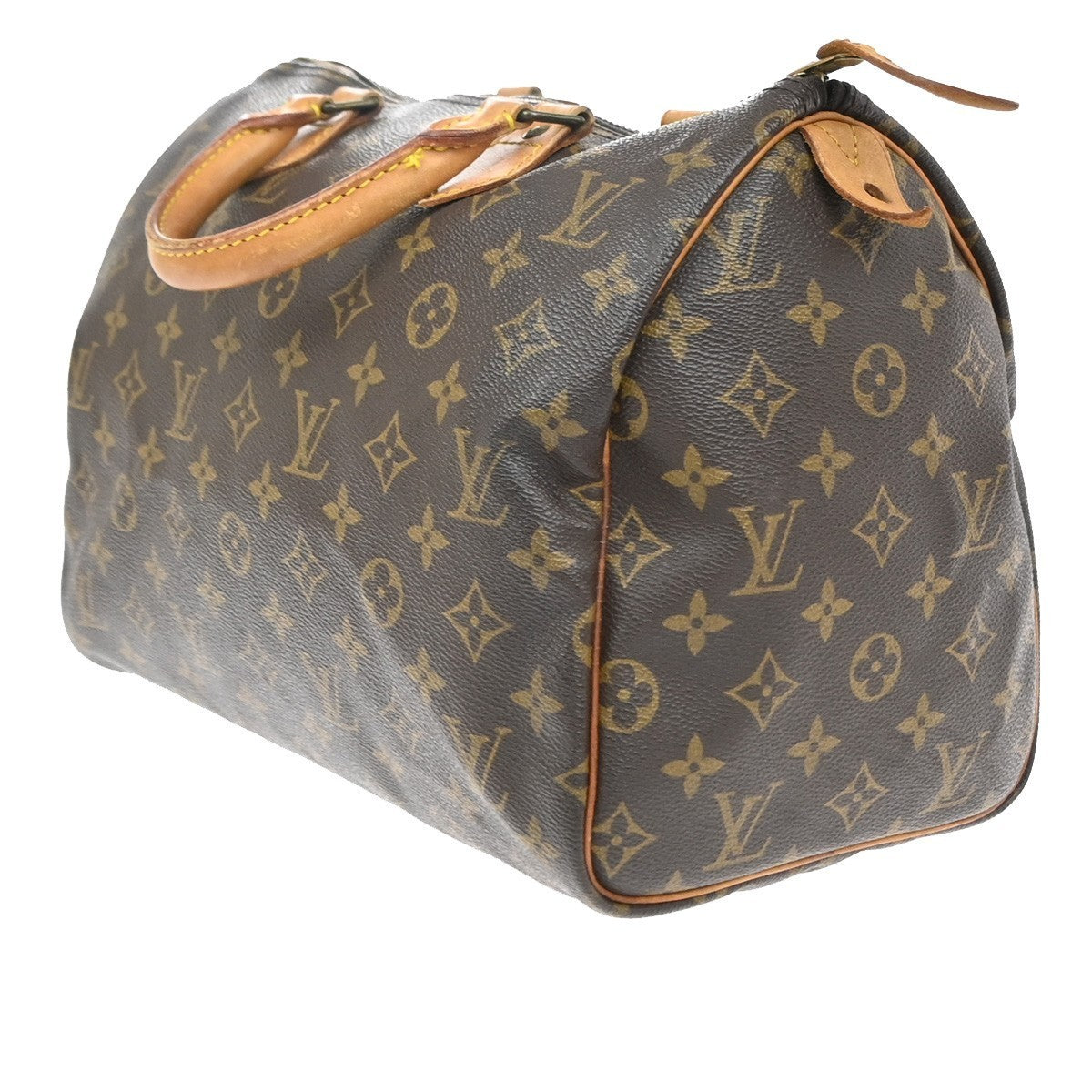 LOUIS VUITTON Speedy 30 Travel Hand Bag Monogram Leather Brown M41526 98YJ241