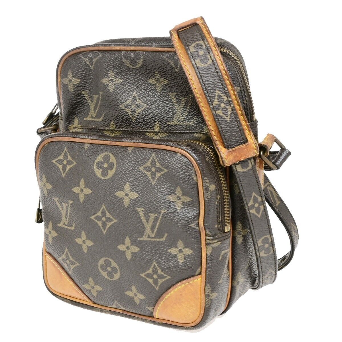 LOUIS VUITTON Amazon Crossbody Shoulder Bag Monogram Leather BN M45236 30EB713