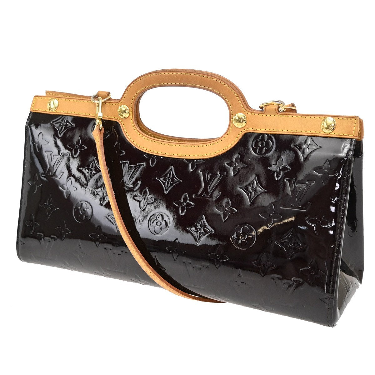 LOUIS VUITTON Roxbury Drive 2Way Hand Bag Monogram Vernis AE M91995 85KB543