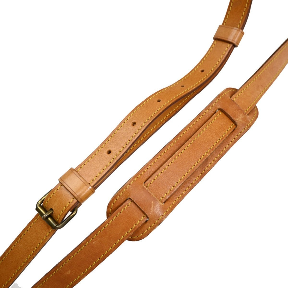 LOUIS VUITTON Logo Saumur 30 Shoulder Bag Monogram Leather Brown M42256 18EF915