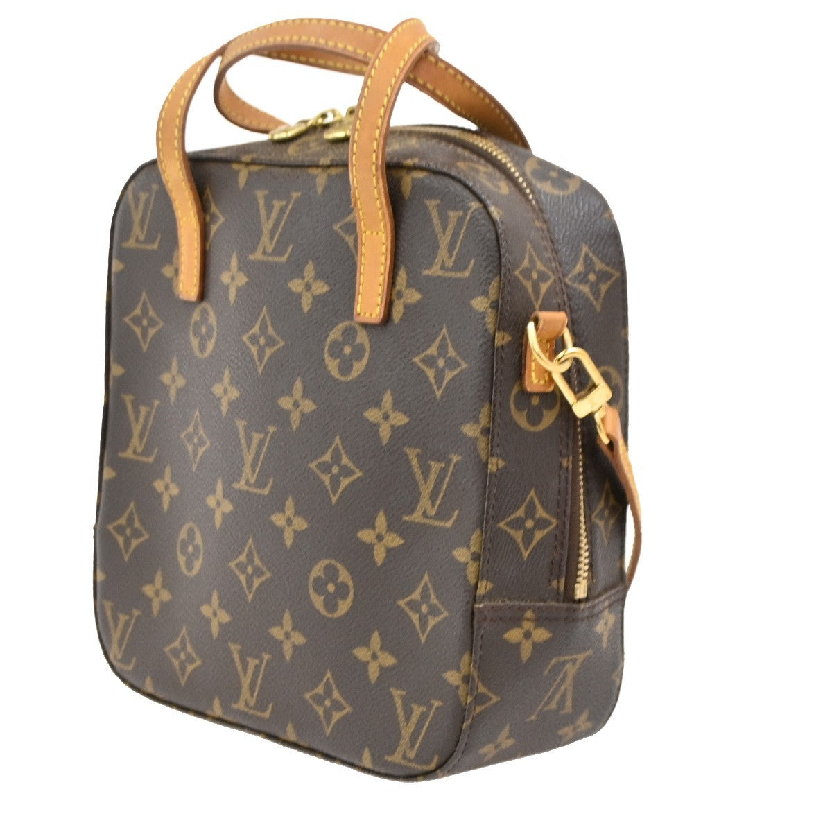 LOUIS VUITTON Spontini 2Way Shoulder Hand Bag Monogram Leather BN M47500 17DA174