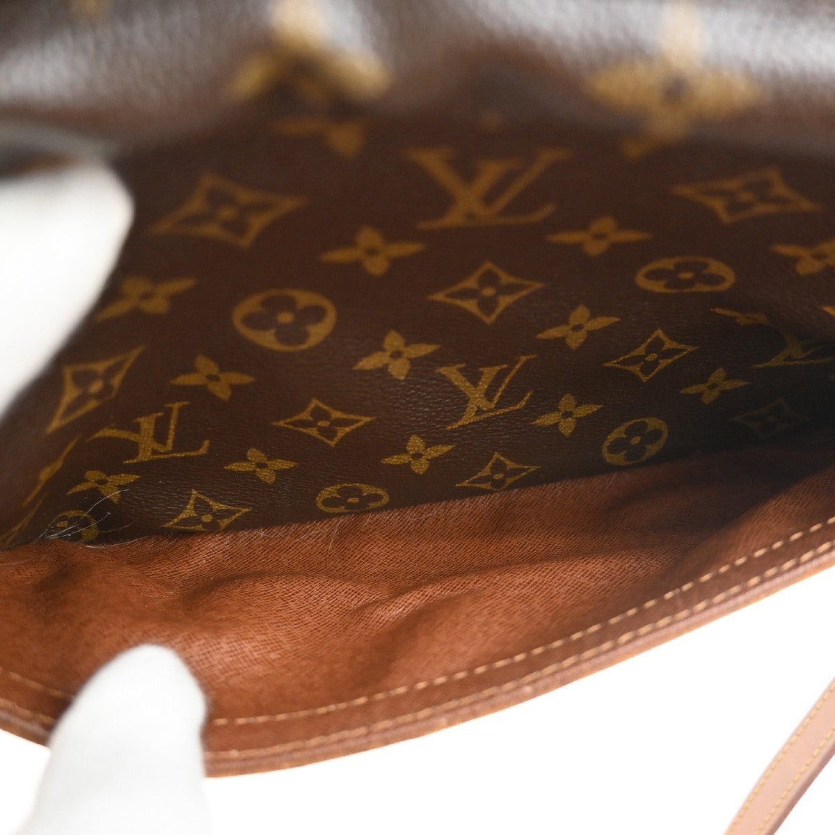 LOUIS VUITTON Trocadero 27 Shoulder Bag Monogram Leather Brown M51274 33SA141