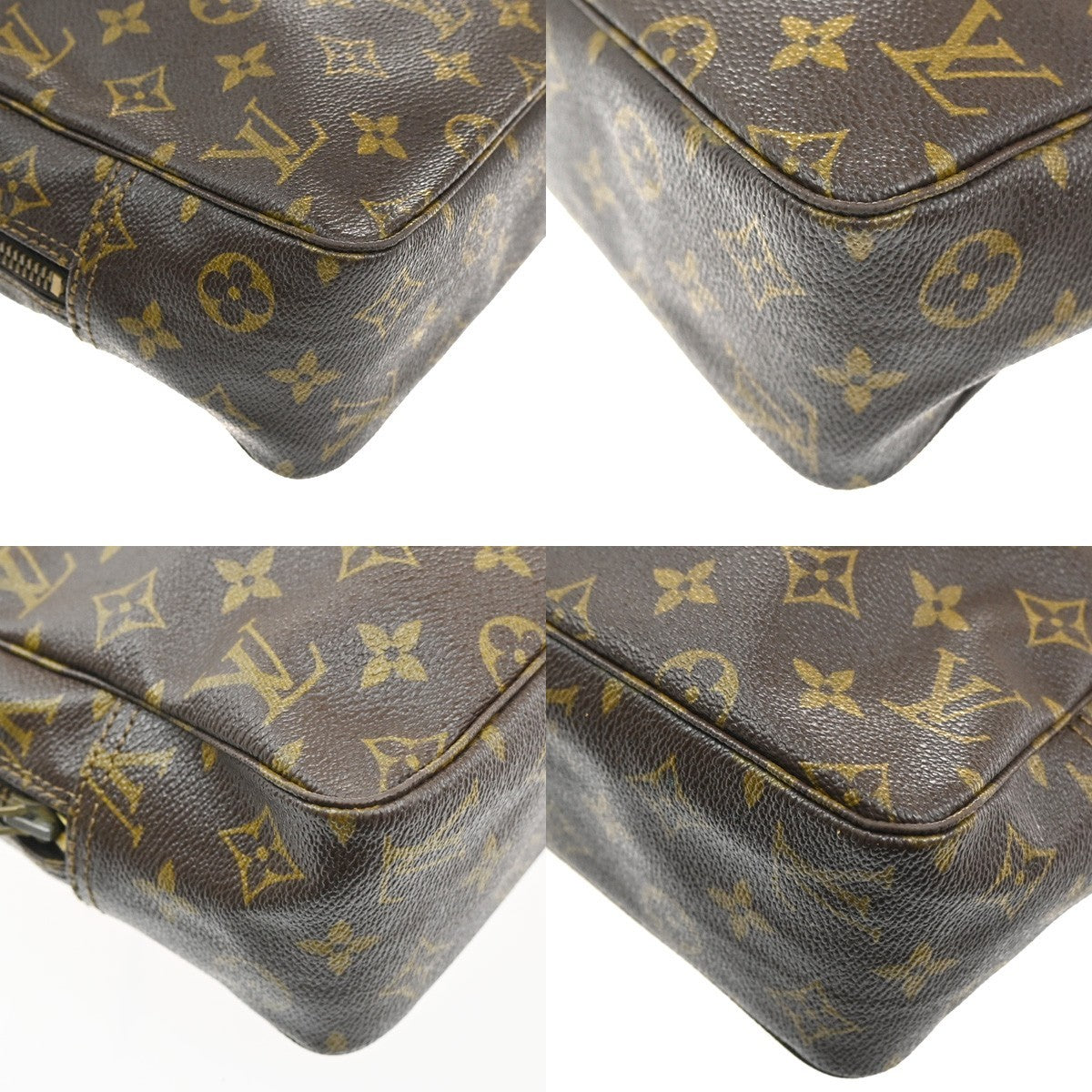 LOUIS VUITTON Trousse Toilette 28 Clutch Hand Bag Monogram Brown M47522 62KP458