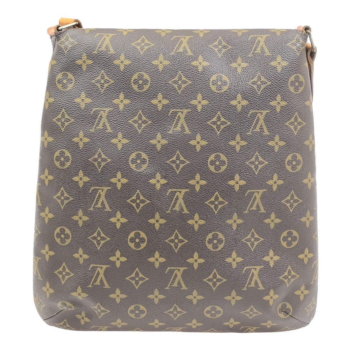 LOUIS VUITTON Musette Shoulder Bag Monogram Leather Brown France M51256 72YJ236
