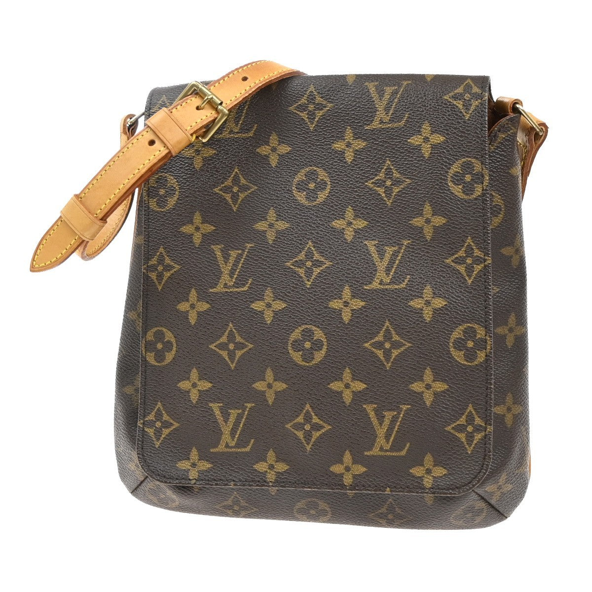 LOUIS VUITTON LV Musette Salsa Short Shoulder Bag Monogram Brown M51258 30KB297