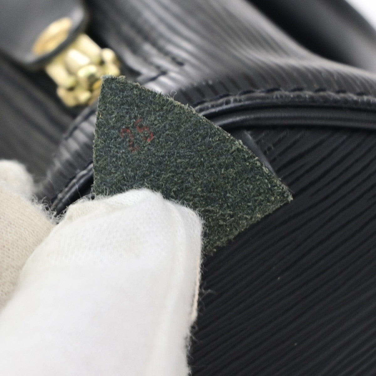 LOUIS VUITTON LV Speedy 25 Travel Hand Bag Epi Leather Black M59032 16MA703