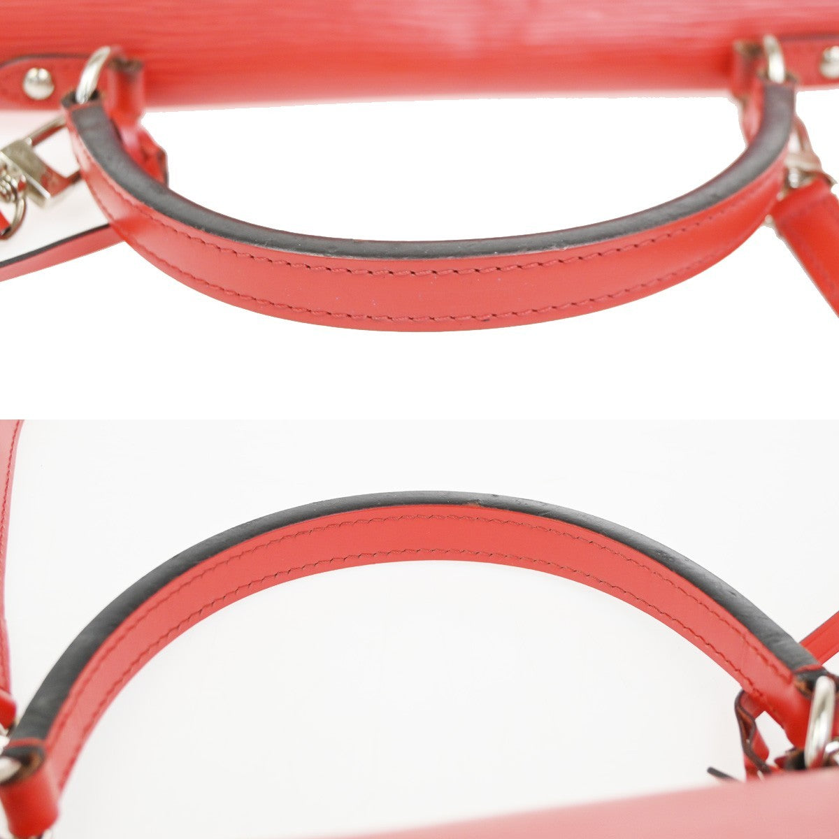 LOUIS VUITTON Cluny MM 2Way Shoulder Hand Bag Epi Leather Red SHW M41333 25ZA365
