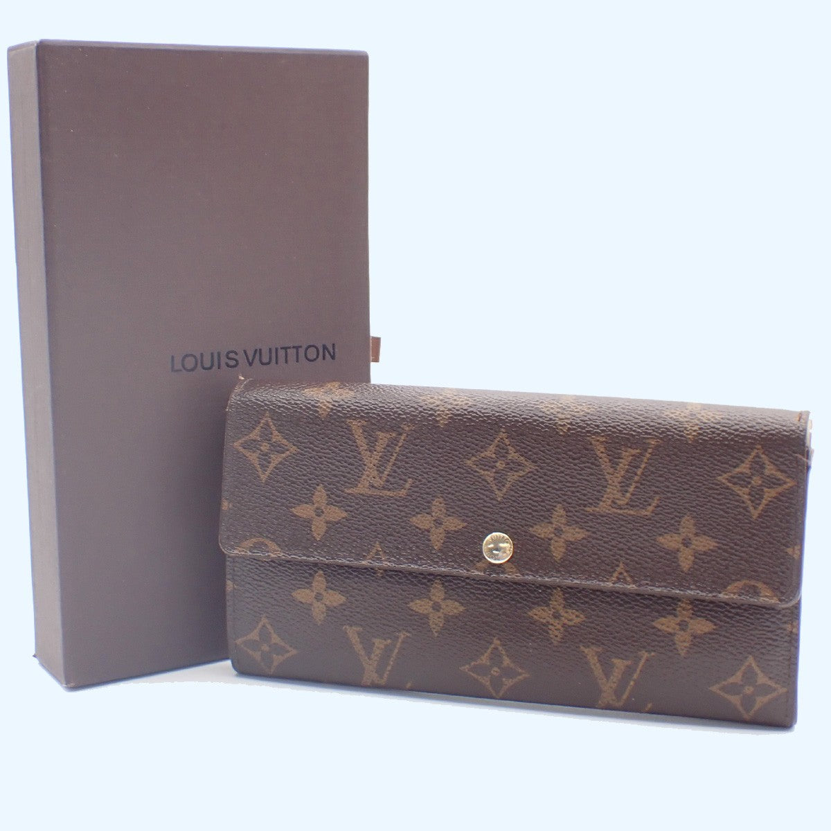 LOUIS VUITTON Portefeuille Sarah Leopard Long Wallet Monogram BN M60106 60KC951