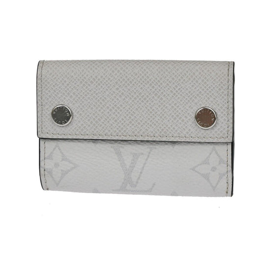 LOUIS VUITTON Discovery Compact Trifold Wallet Taigarama Leather M67621 39FA050