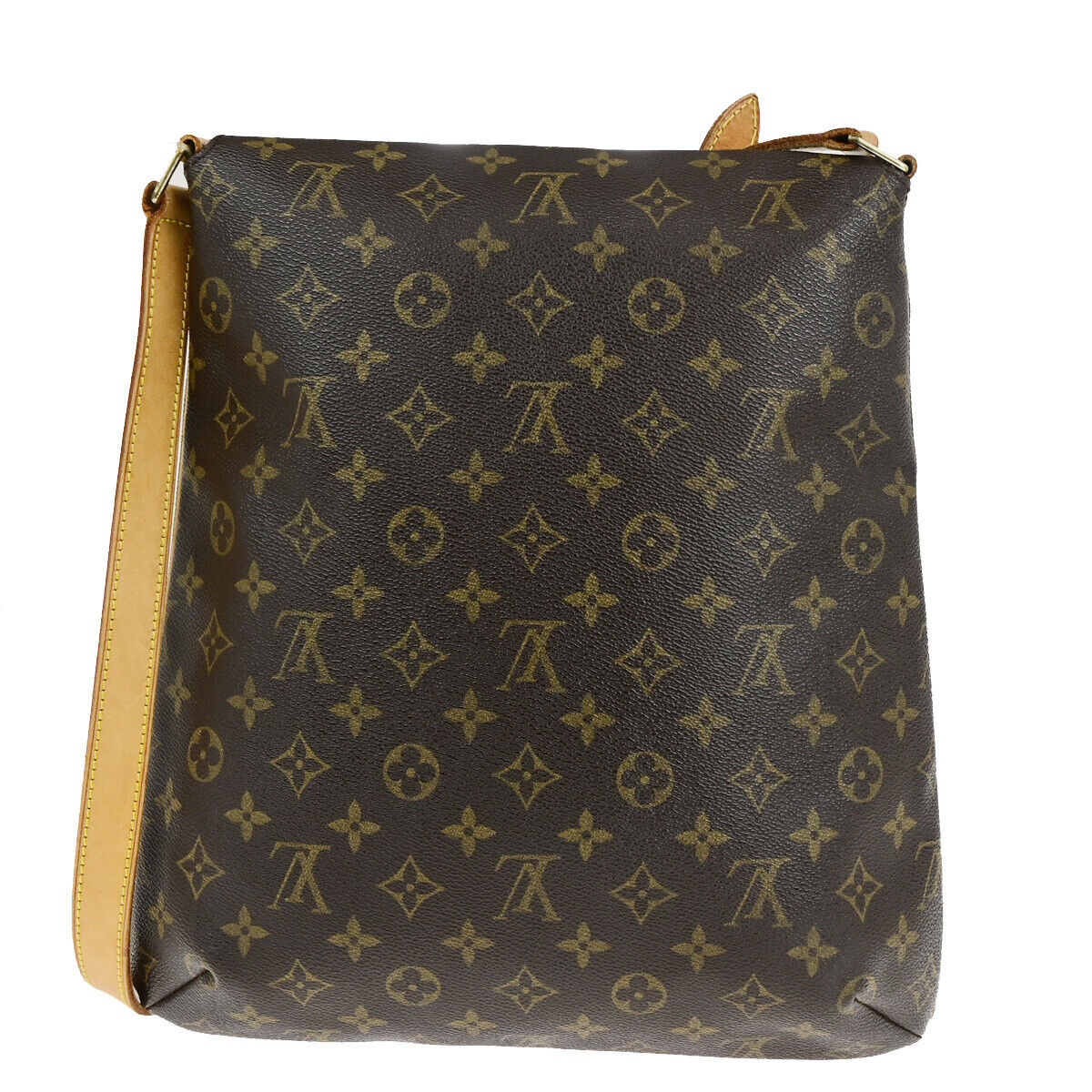 LOUIS VUITTON Musette Shoulder Bag Monogram Leather Brown France M51256 35YG516