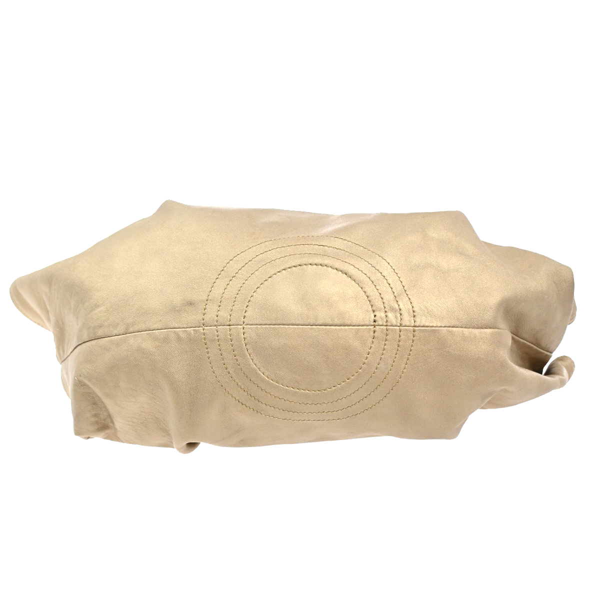 LOEWE Anagram Logo Nappa Aire One Shoulder Hand Bag Leather Beige Spain 34KC260
