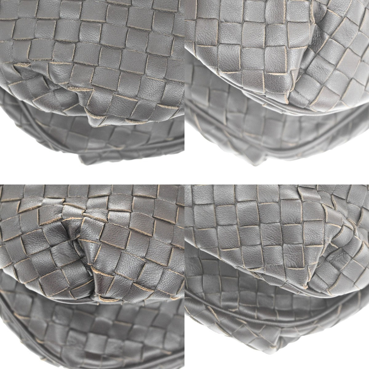 BOTTEGA VENETA Intrecciato Shoulder Bag Leather Brown Italy 245590 53RL672