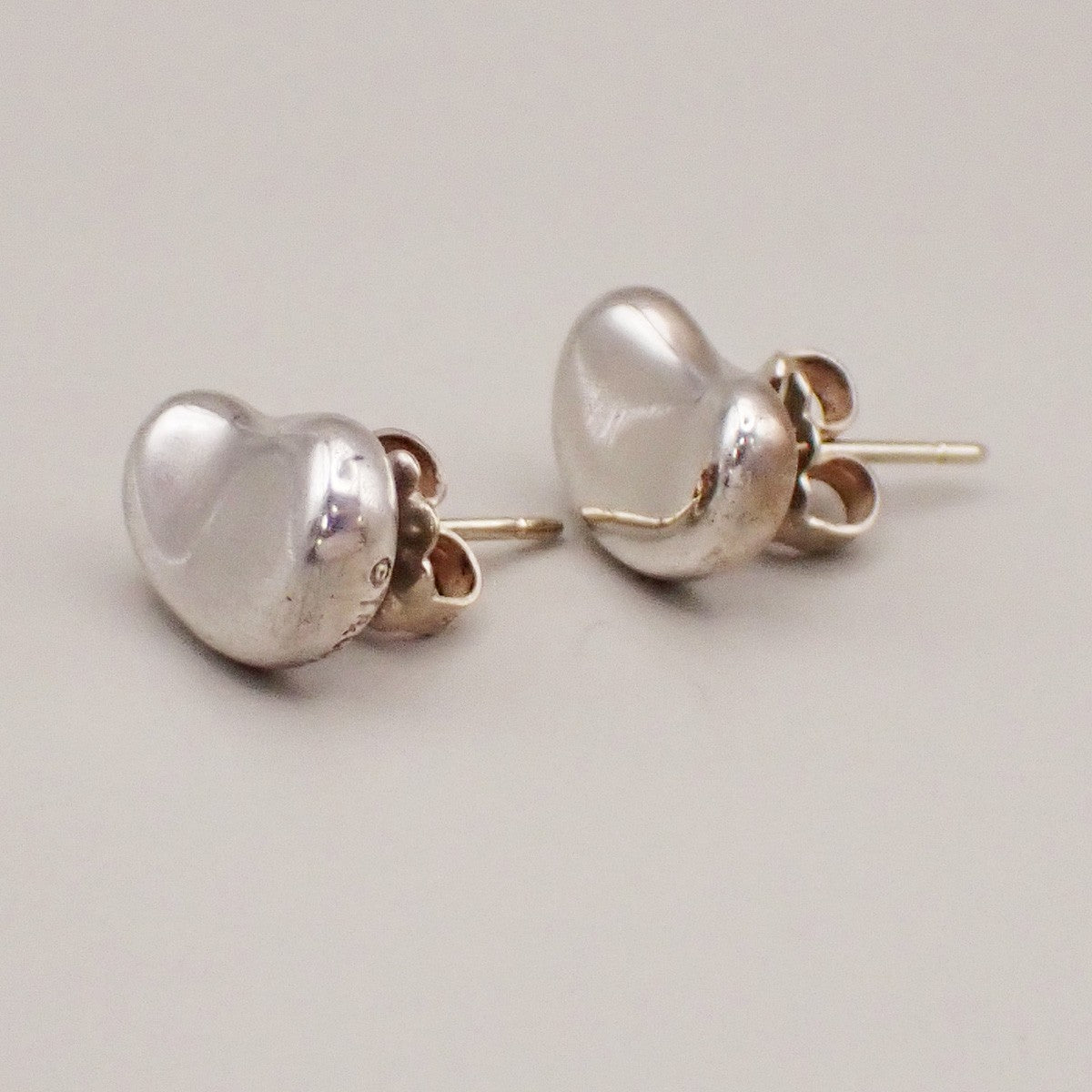 Tiffany & Co. Logo Beans Earrings Silver 925 Elsa Peretti 02YH740