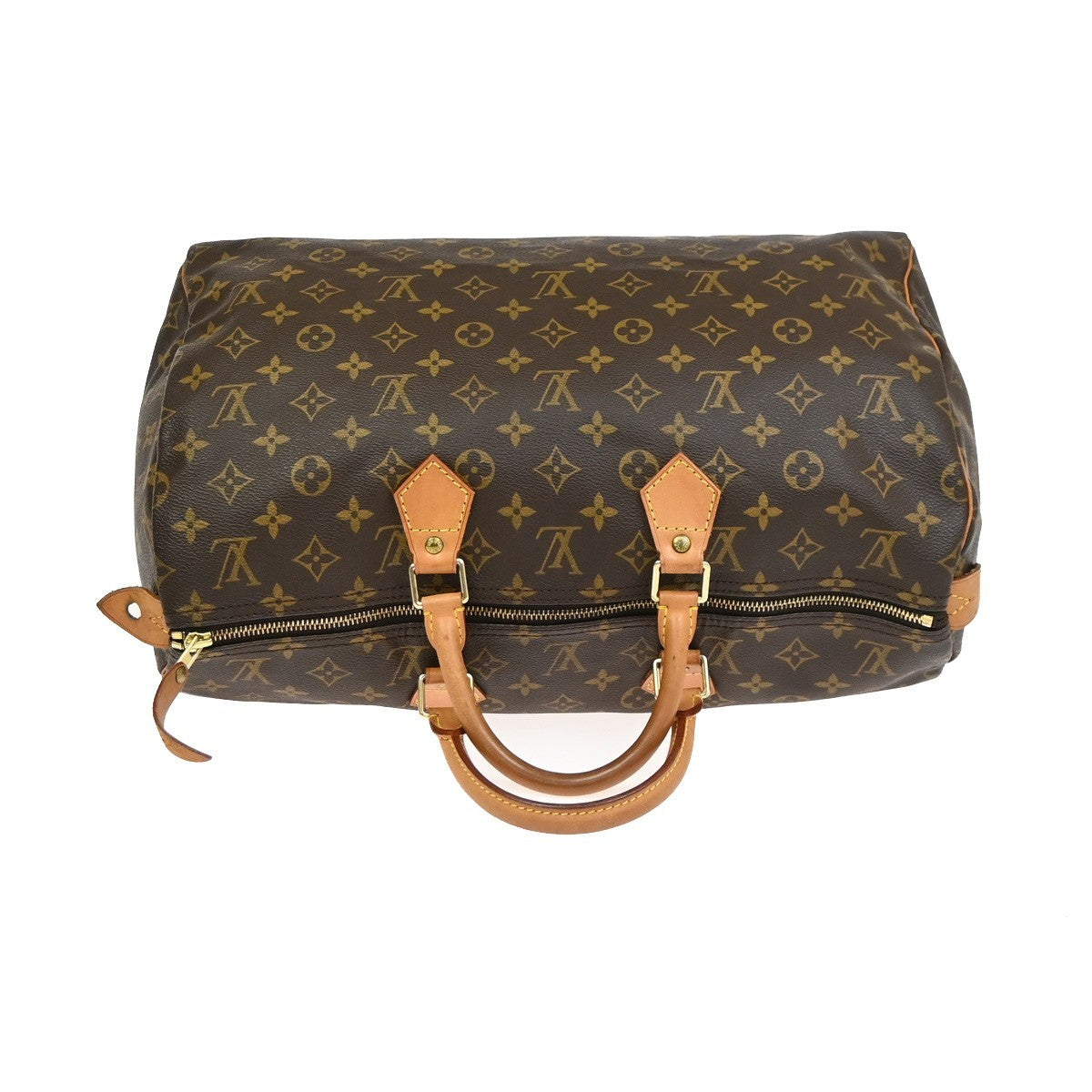 LOUIS VUITTON Speedy 40 Travel Hand Bag Monogram Leather Brown M41522 70YJ177
