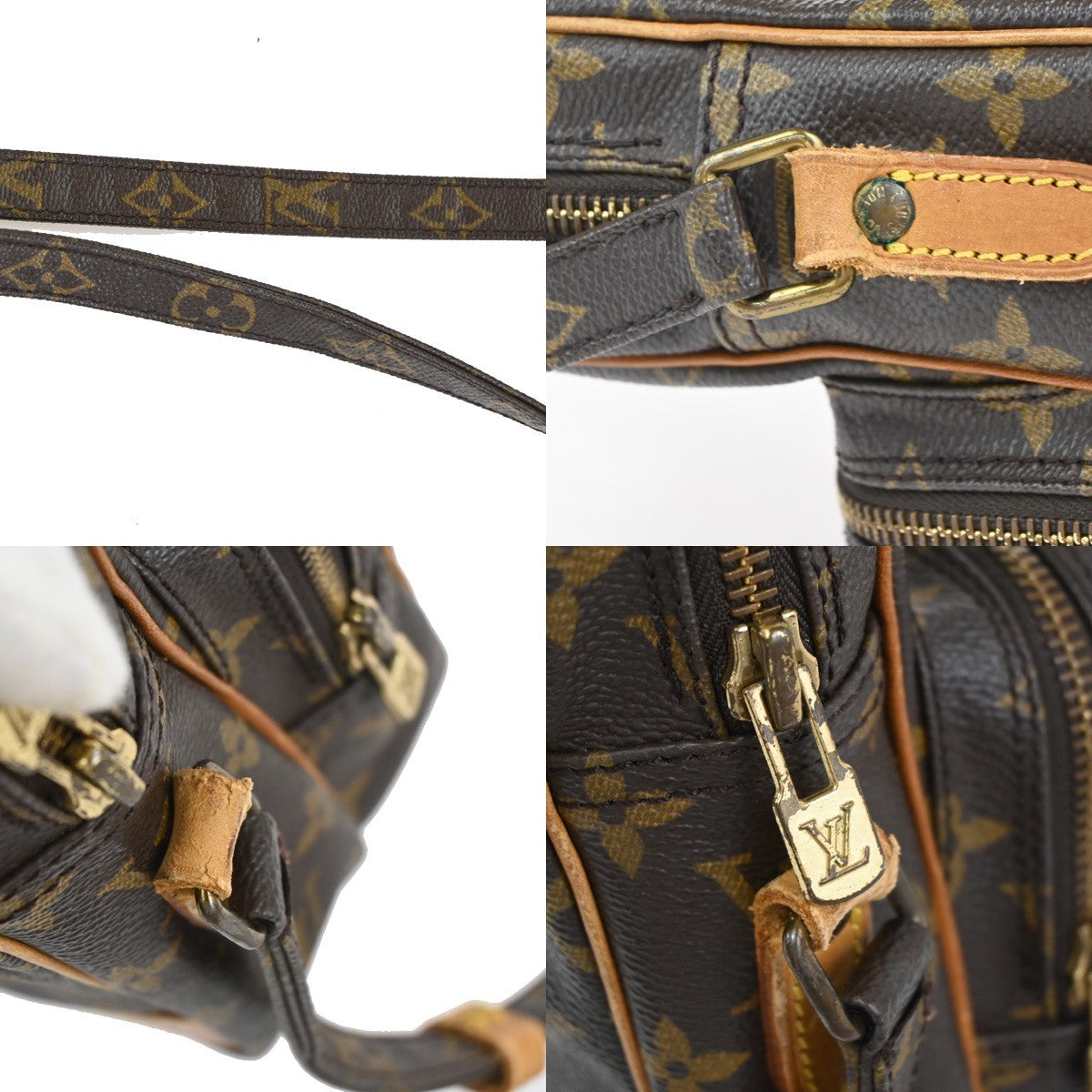 LOUIS VUITTON Amazon Crossbody Shoulder Bag Monogram Leather BN M45236 84TA648