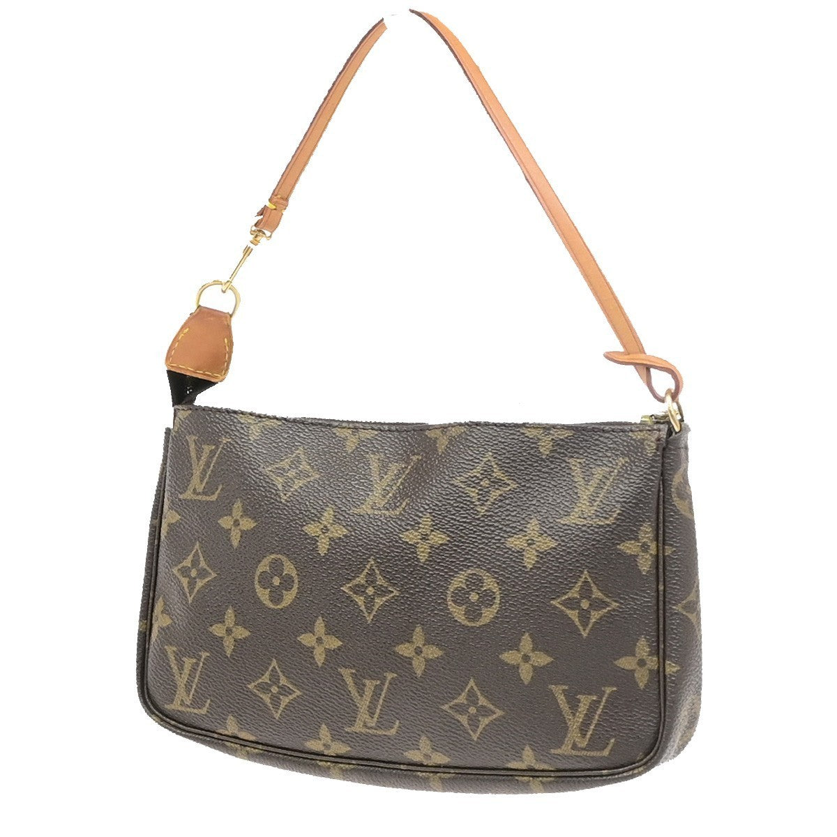 LOUIS VUITTON Pochette Accessoires Hand Bag Monogram Leather BN M51980 16PA101