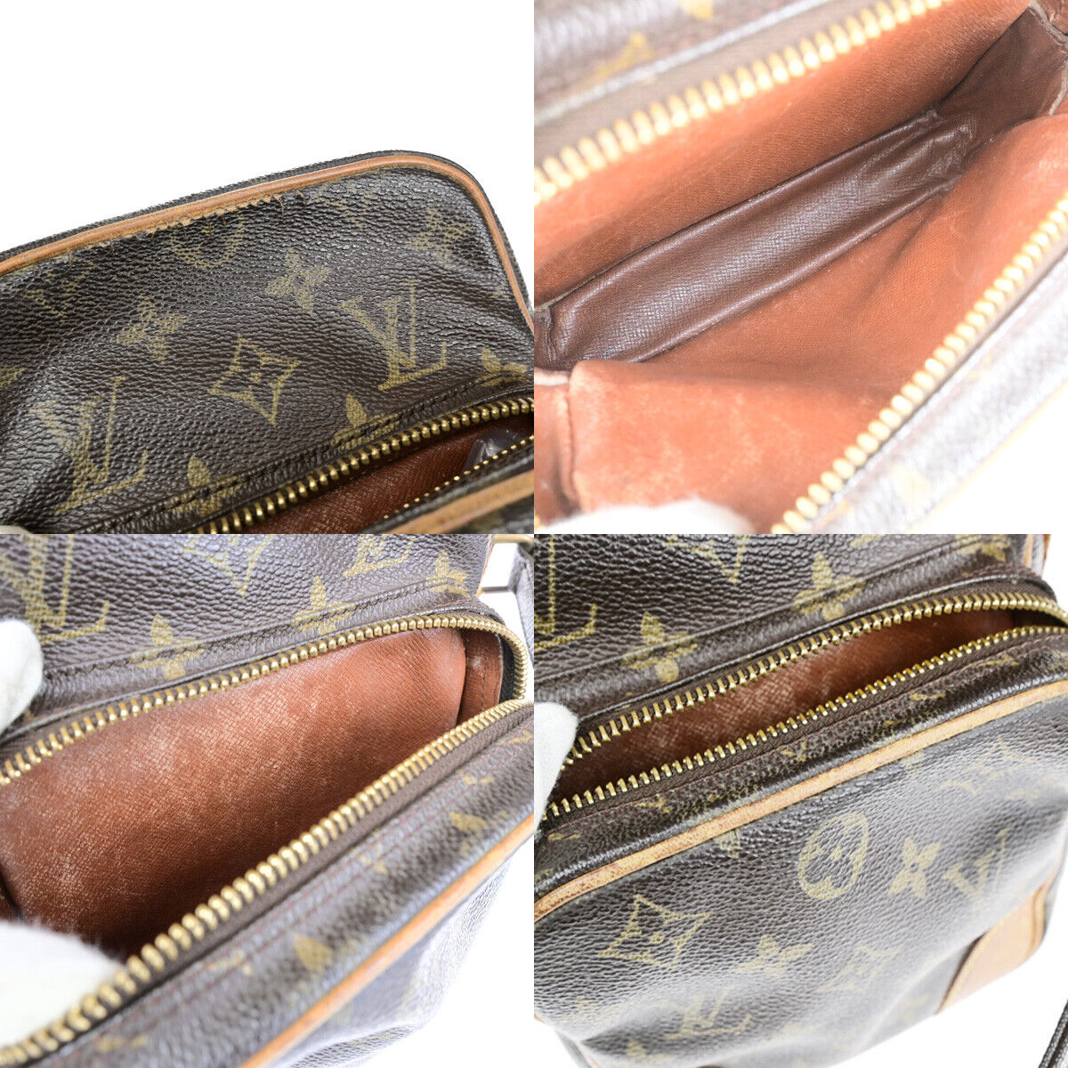 LOUIS VUITTON Amazon Crossbody Shoulder Bag Monogram Leather BN M45236 68YG506