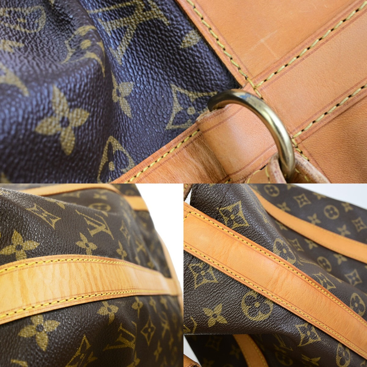 LOUIS VUITTON LV Randonnee GM Shoulder Bag Monogram Leather Brown M42244 11EE124