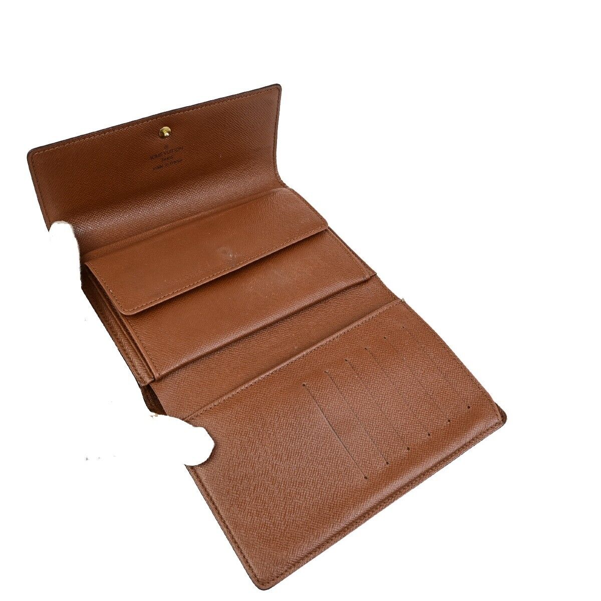LOUIS VUITTON Porte Tresor Etui Papier Trifold Wallet Monogram BN M61202 01ED218