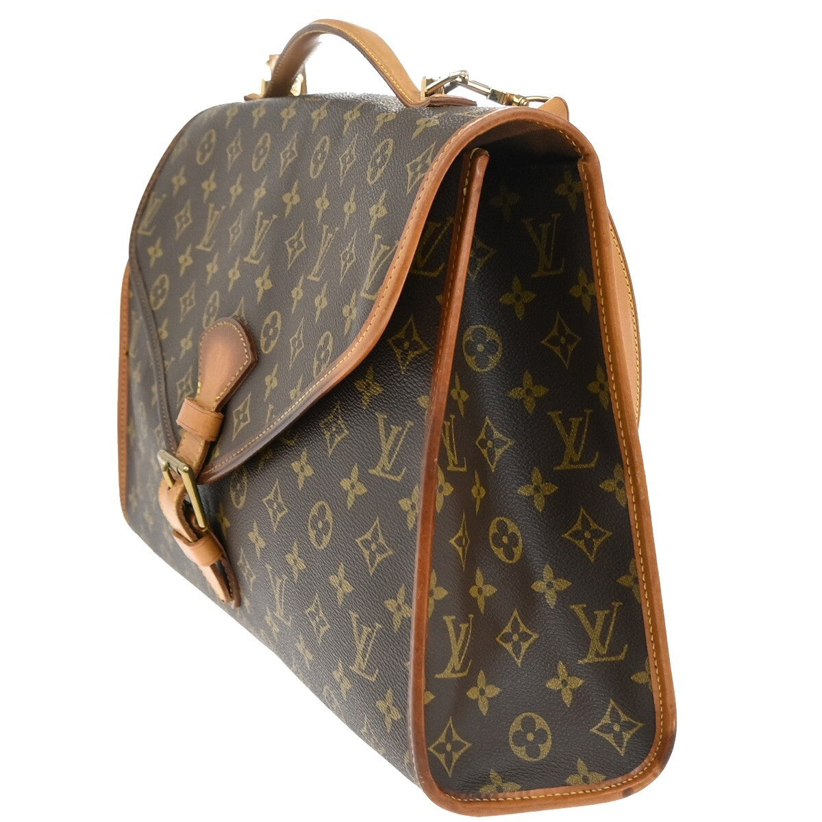 LOUIS VUITTON Beverly Hand Bag Briefcase Monogram Leather Brown M51121 77EE237