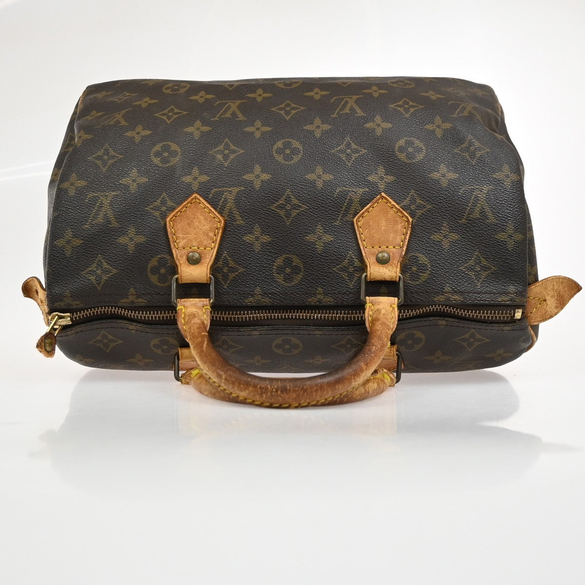LOUIS VUITTON Speedy 30 Travel Hand Bag Monogram Leather Brown M41526  70PA010