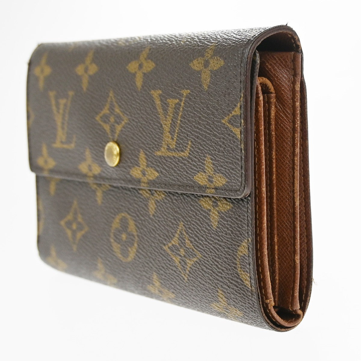 LOUIS VUITTON Porte Tresor Etui Papier Trifold Wallet Monogram BN M61202 09KB933