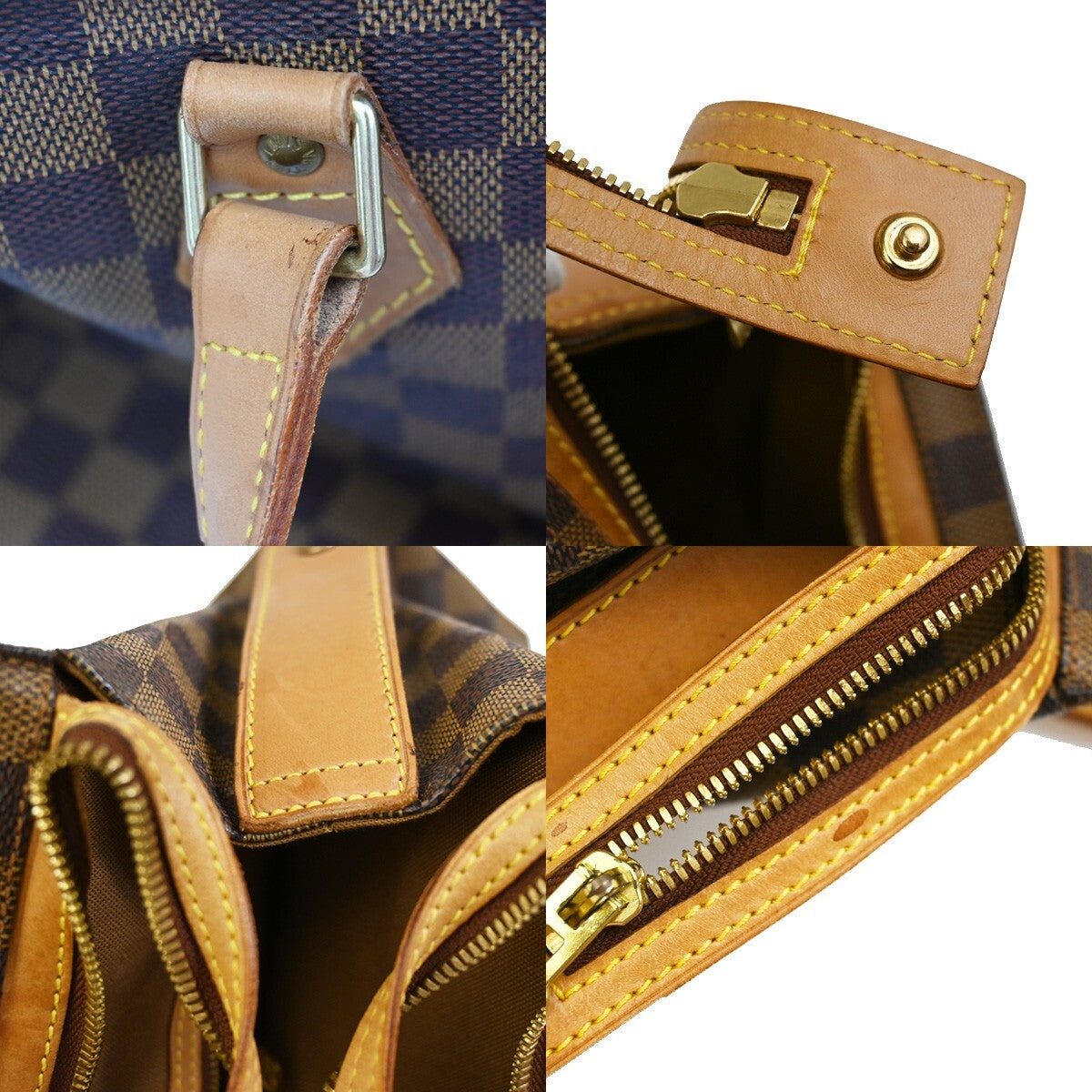LOUIS VUITTON Columbine Shoulder Bag Damier Ebene Leather N99037 Edition 73FB602