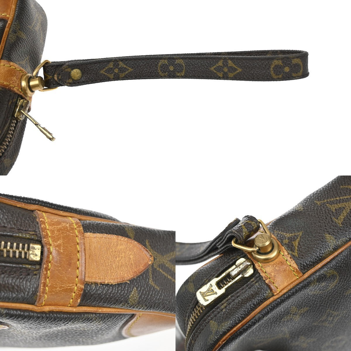 LOUIS VUITTON Marly Dragonne GM Clutch Hand Bag Monogram Brown M51825 63FB812