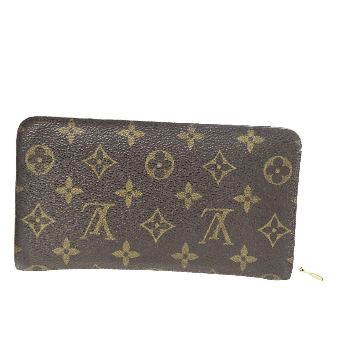 LOUIS VUITTON Porte Monnaie Zip Ling Wallet Monogram Leather BN M61727 62KD120