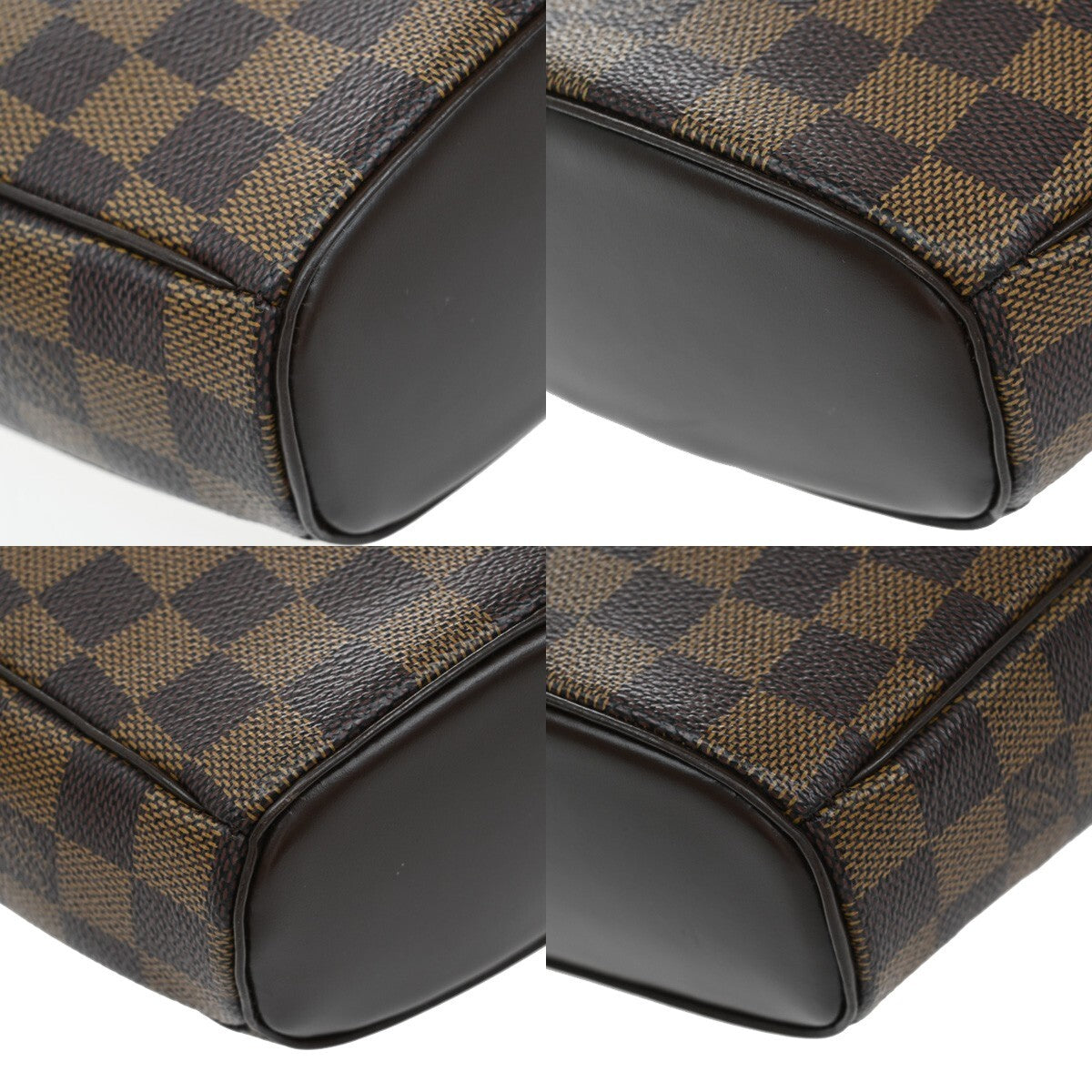 LOUIS VUITTON Ipanema PM Shoulder Bag Damier Ebene Leather Brown N51294 25EE275