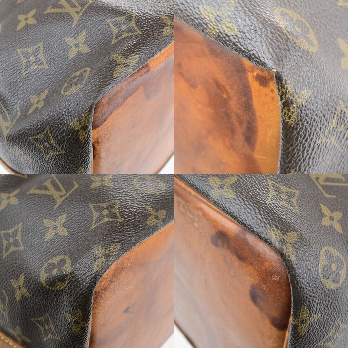 LOUIS VUITTON Petit Noe Drawstring Shoulder Bag Monogram Leather M42226 69ED112
