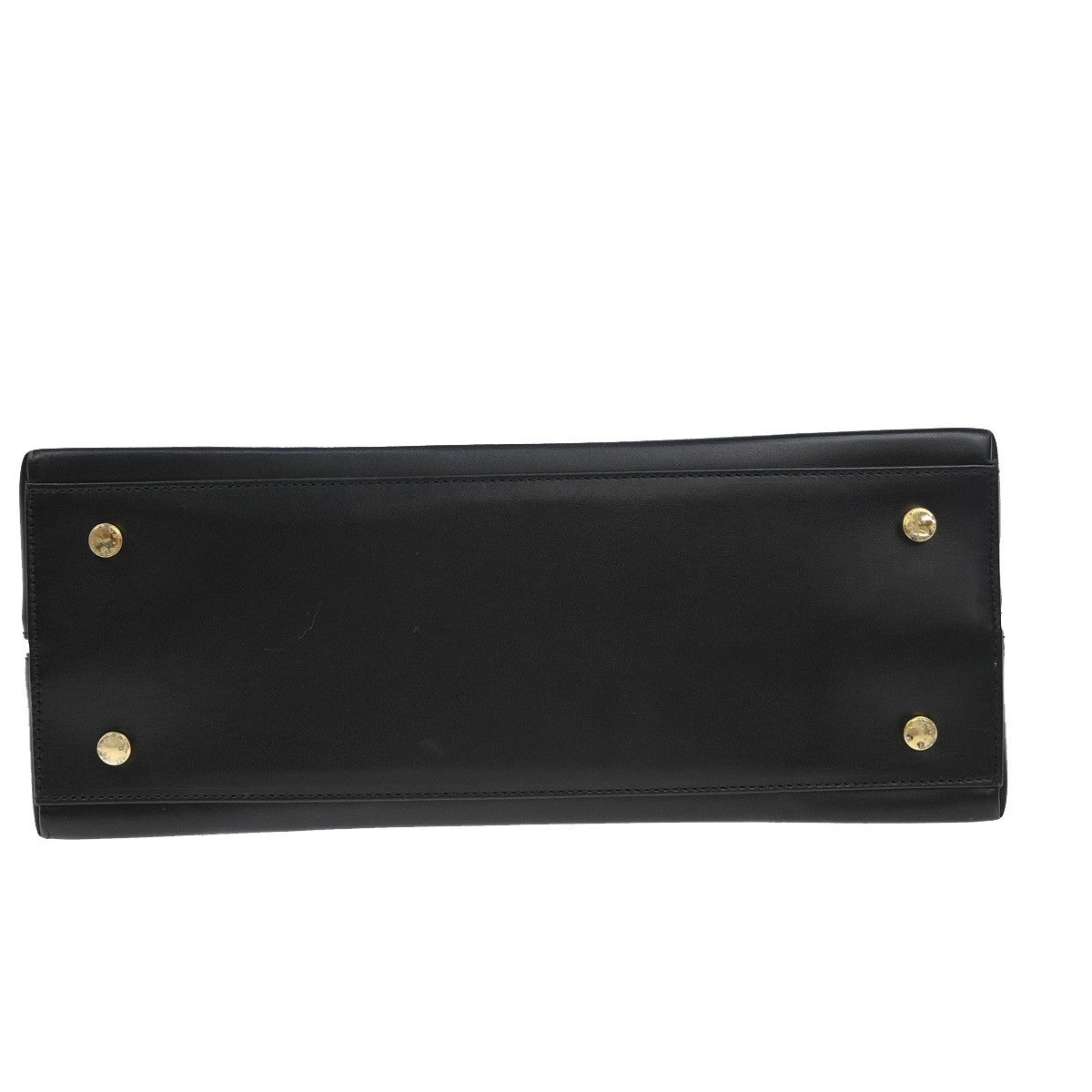 SALVATORE FERRAGAMO Gancini Mini 2Way Shoulder Hand Bag Leather Black 85RF871