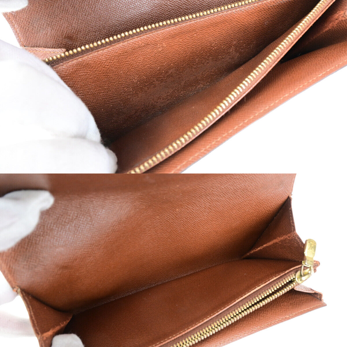 LOUIS VUITTON Porte Monnaie Credit Long Wallet Monogram Leather M61725 04YG535