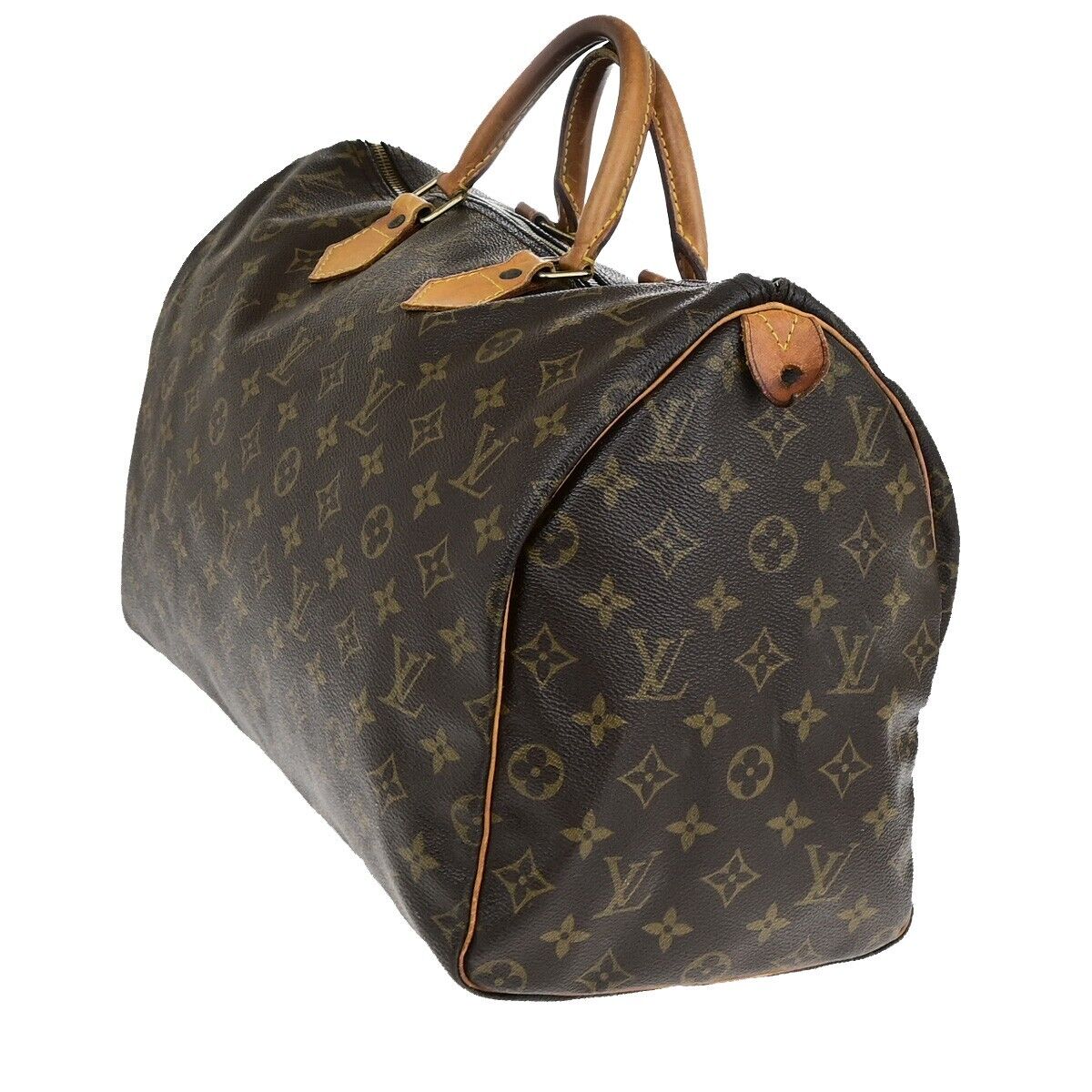 LOUIS VUITTON Speedy 40 Travel Hand Bag Monogram Leather Brown M41522 69ED122