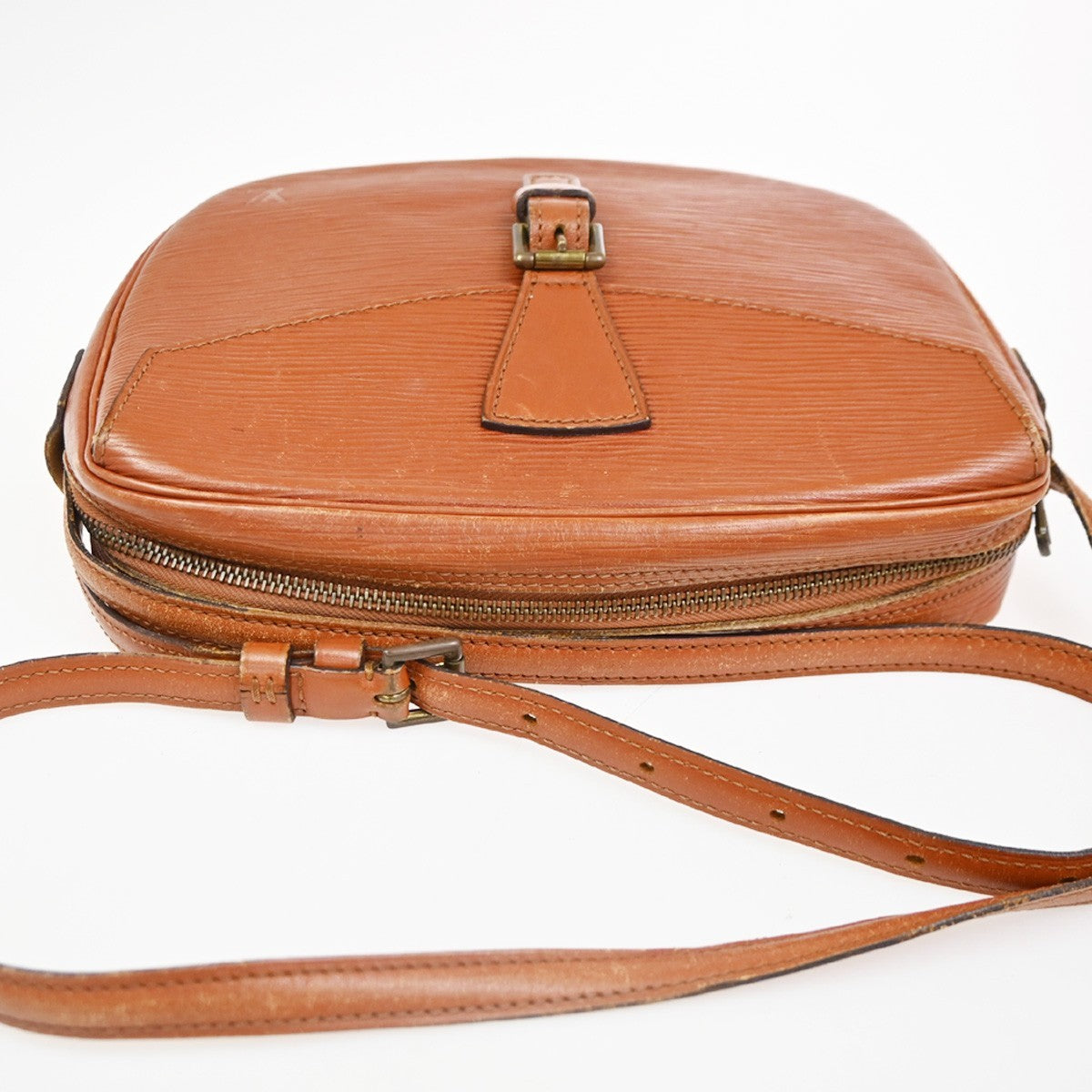 LOUIS VUITTON Jeune Fille Shoulder Bag Epi Leather Brown France M52153 65KC726