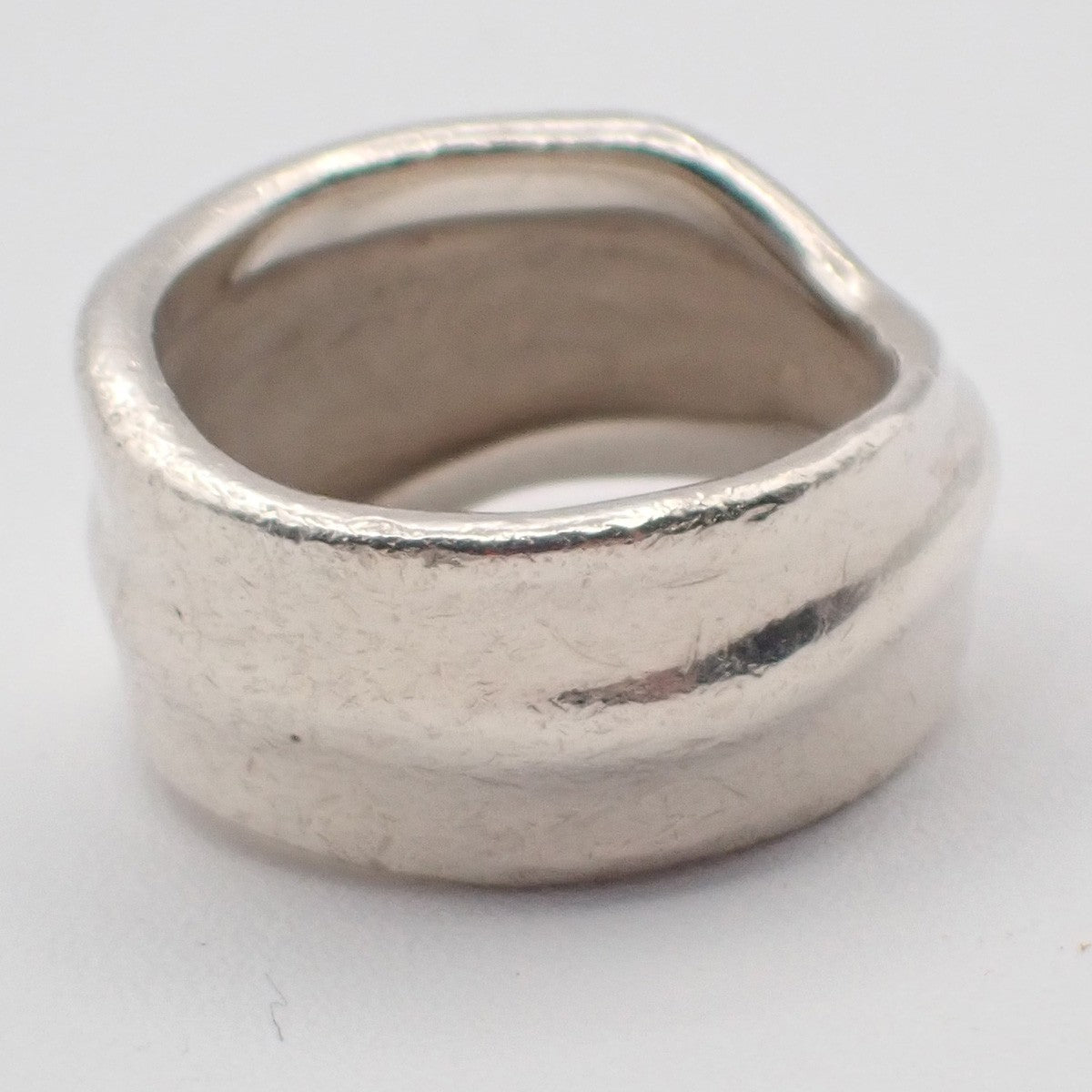 Tiffany & Co. Logo Leaf Ring JP 16 US 8 Silver 925 01KC376