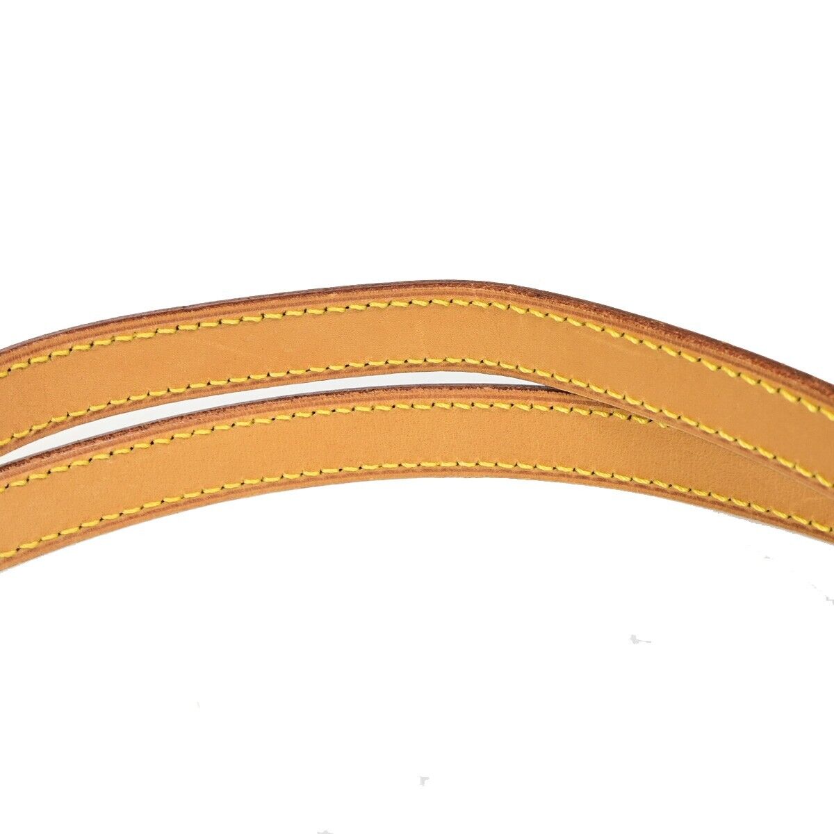 LOUIS VUITTON Shoulder Strap Leather Brown Gold France Bag Accessory 69YF126